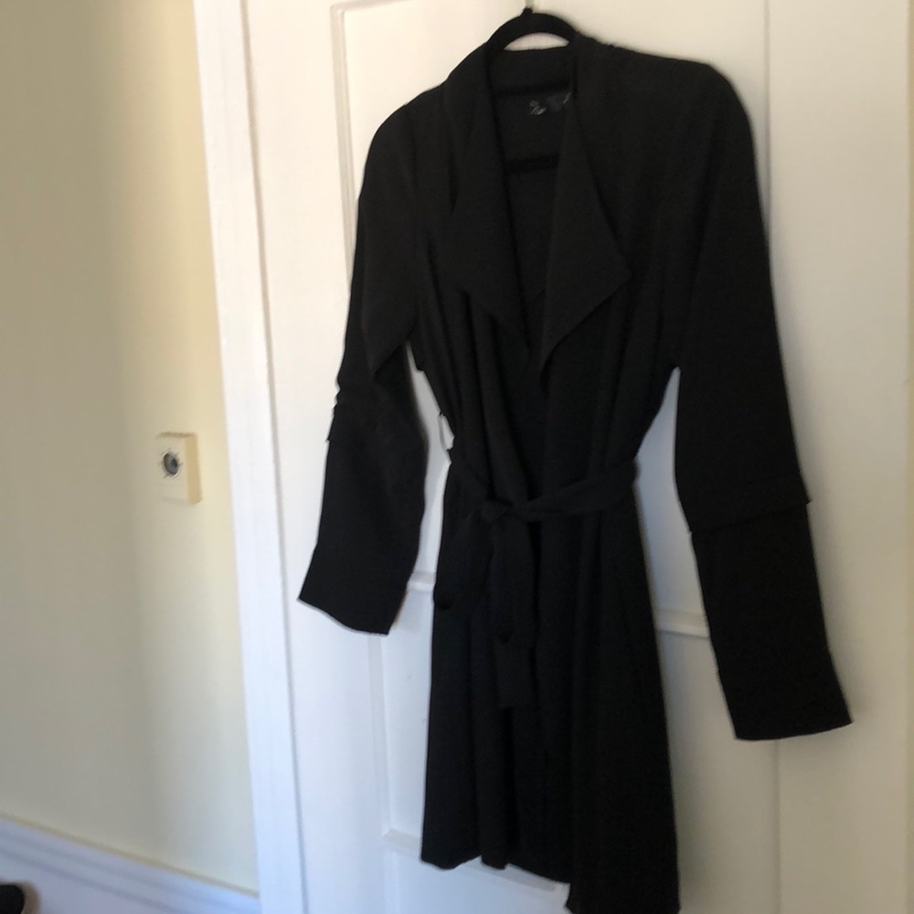 Lightweight Black Trench Coat